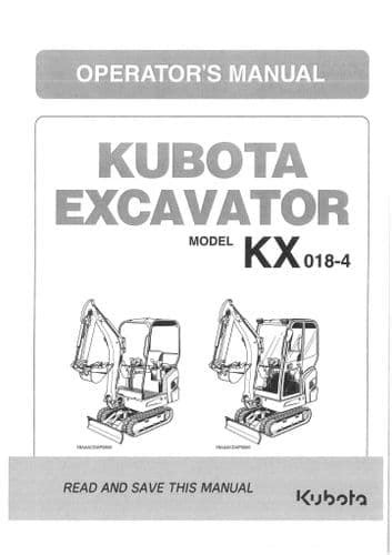 kubota kx018-4 mini excavator|kubota kx018 4 owners manual.